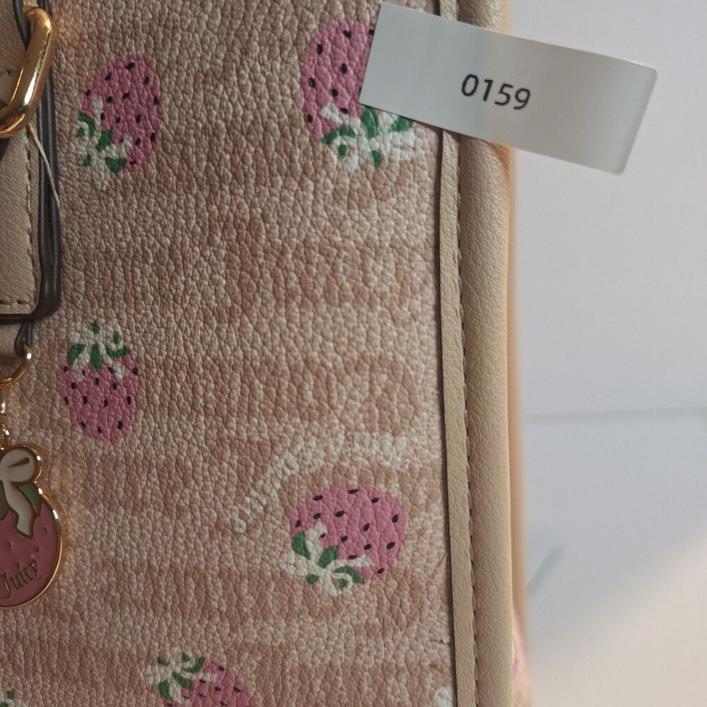 NWT Juicy Couture Berry Sweet Crossbody/Tote Handbag - Picture 9 of 9